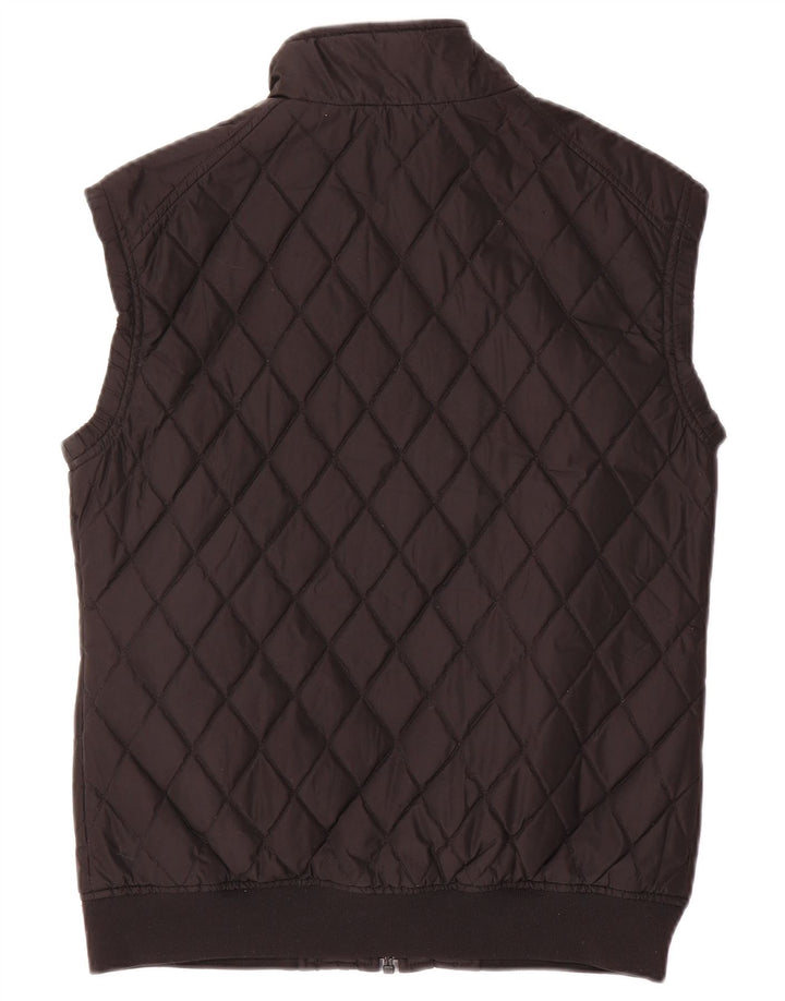 Lyle & Scott Damen Steppweste UK 14 Large Schwarz Polyester