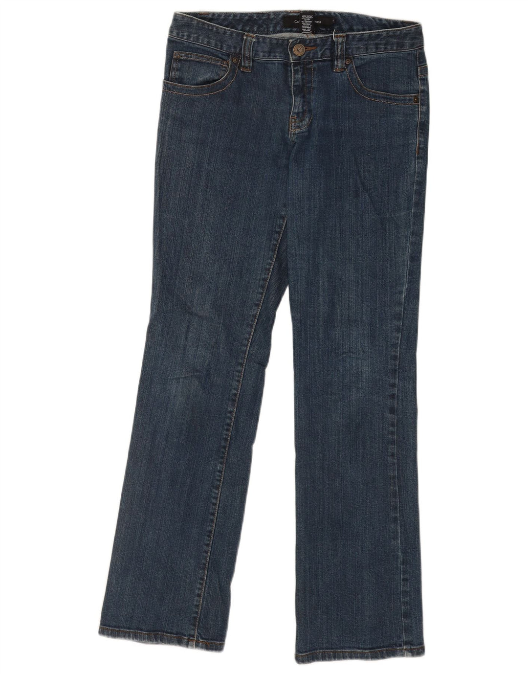 Calvin Klein Damen Bootcut Jeans US 6 Medium W30 L31 Blaue Baumwolle