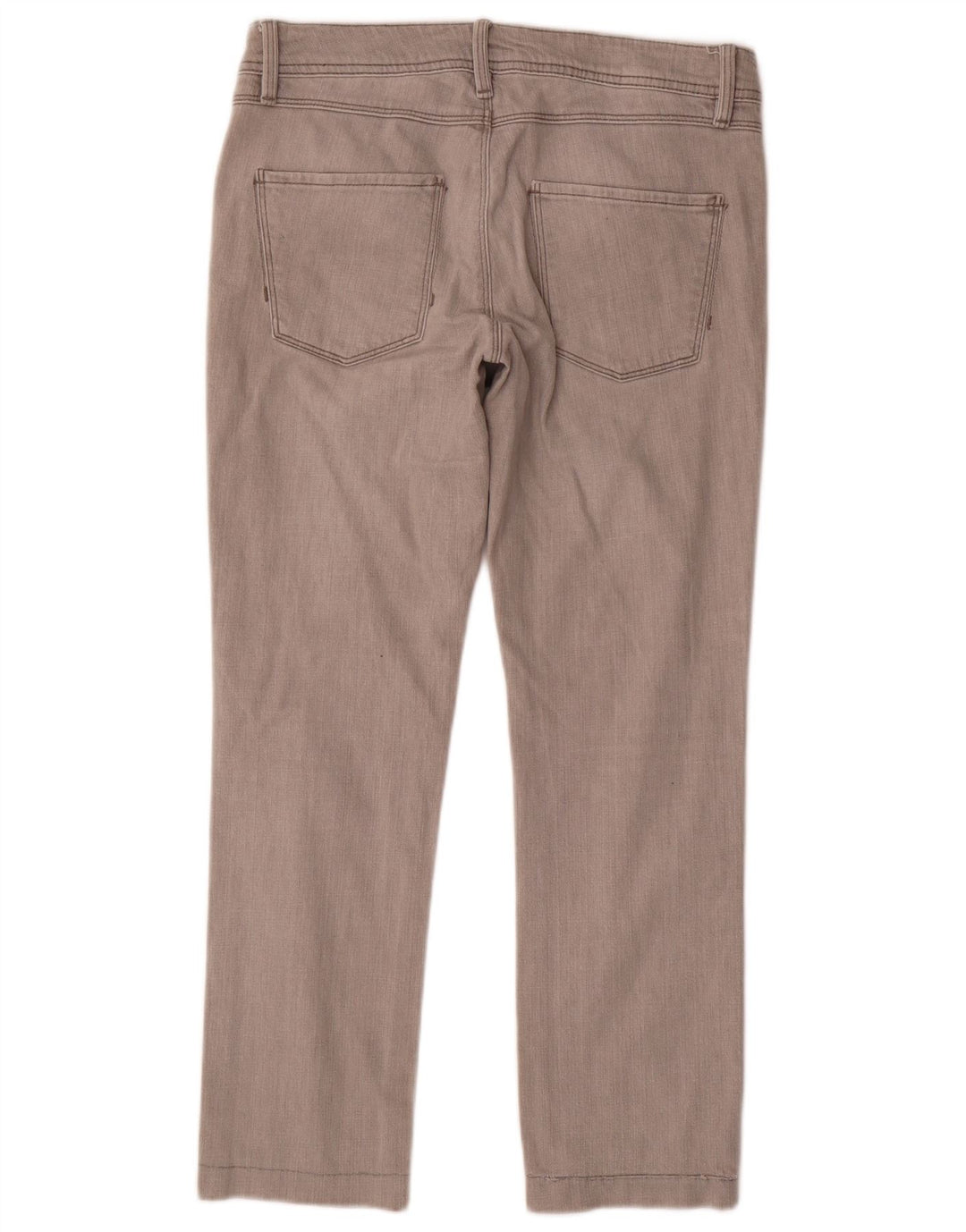 Massimo Dutti Damen Slim Jeans EU 40 Medium W30 L28 Grau Baumwolle