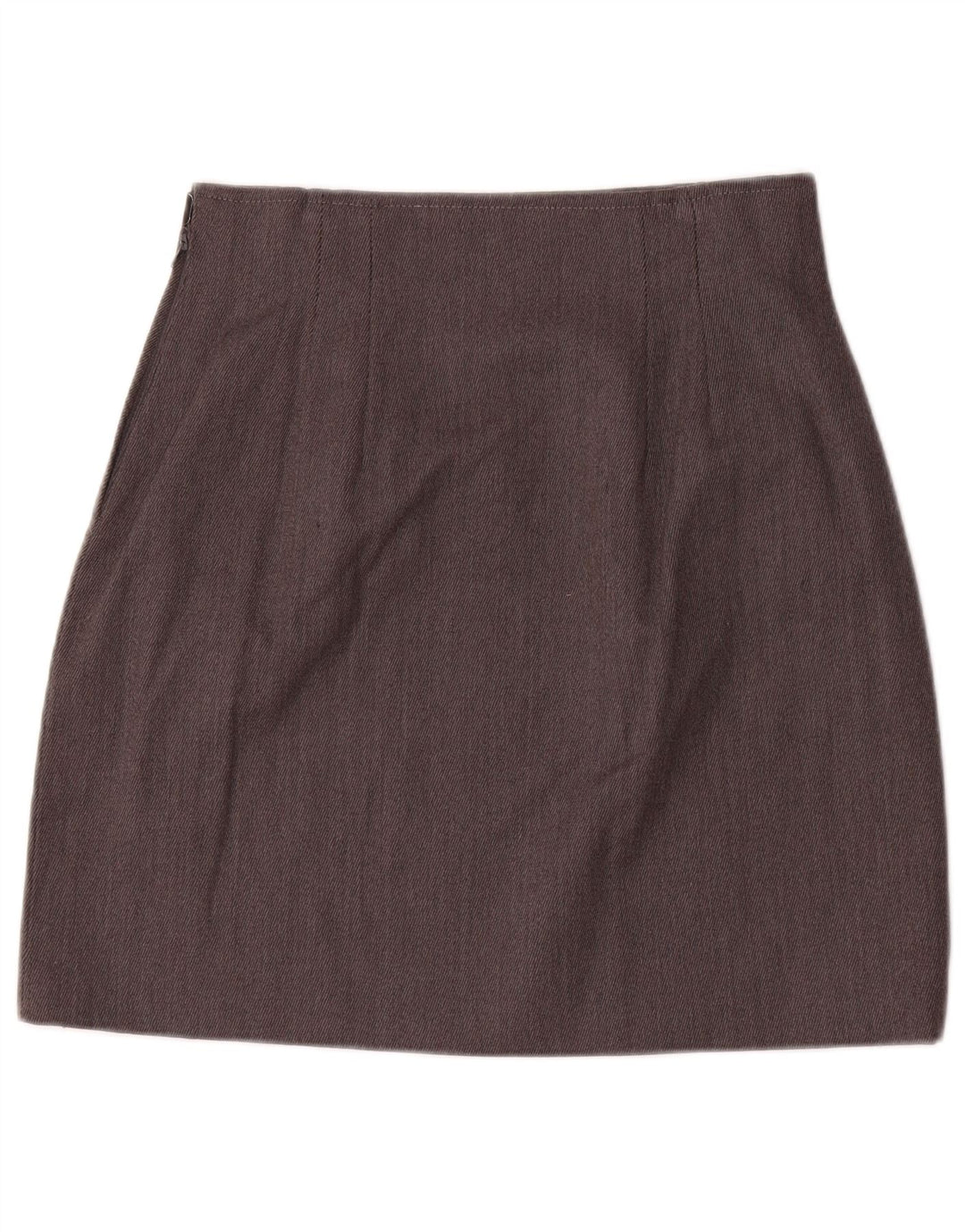 Vintage Damen 2-Knopf-2-teiliges Rock-Set UK 12 Medium W28 Grau gestreift