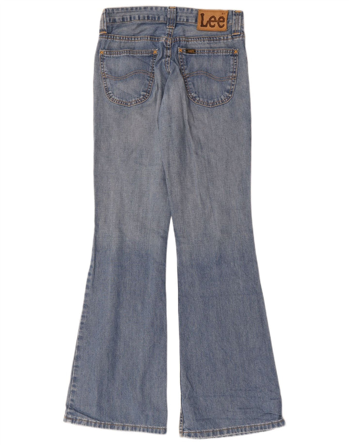 Lee Damen Felton Flared Jeans W28 L33 Blaue Baumwolle
