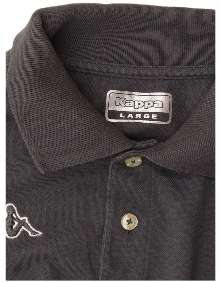 Kappa Herren Poloshirt Large Grau