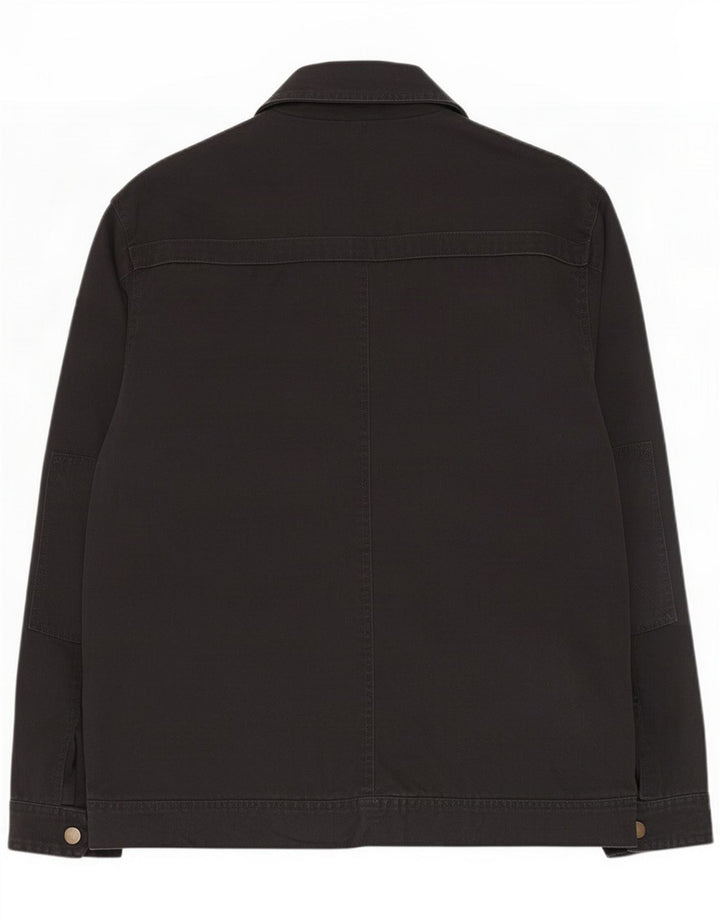 Dunnes Stores Herren-Utility-Jacke UK 40 Large Black Cotton