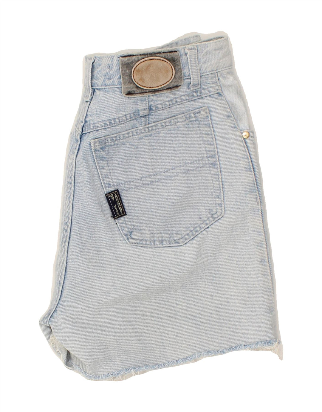 TRUSSARDI Womens Denim Shorts W33 Large Blue Cotton Vintage Trussardi and Second-Hand Trussardi from Messina Hembry 
