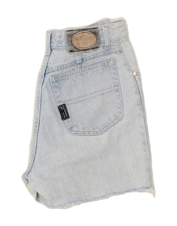 TRUSSARDI Womens Denim Shorts W33 Large Blue Cotton Vintage Trussardi and Second-Hand Trussardi from Messina Hembry 