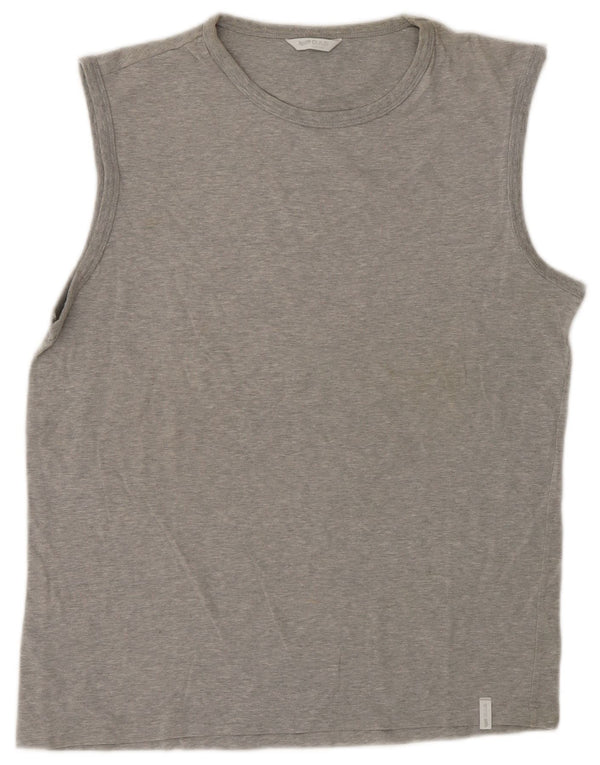 Levi's Mens Vest Top Large Grey Flecked Cotton