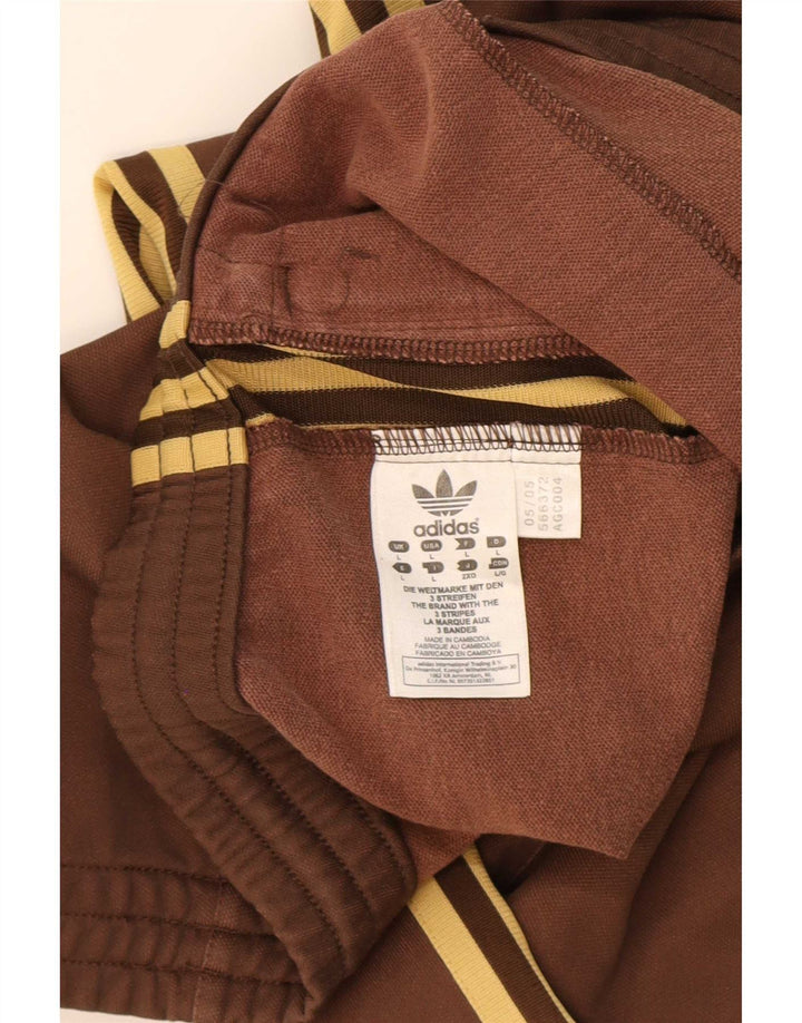 Adidas Herren-Trainingshose, große braune Baumwolle