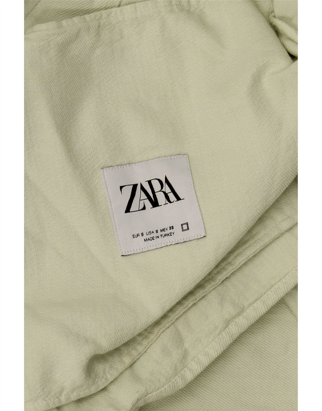 Zara Herrenhemd Small Grün