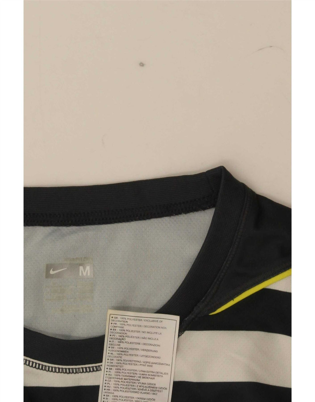 Nike Herren T-Shirt Top UK 39/41 Mittelgrünes Colourblock-Polyester