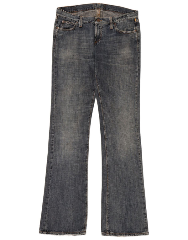 Meltin' Pot Damen Schlagjeans W28 L34 Blaue Baumwolle