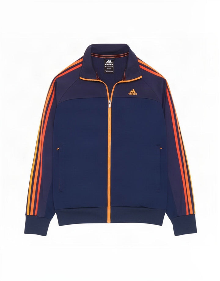 Adidas Herren-Trainingsanzug-Oberteil, Jacke, Größe S, Marineblau, Polyester