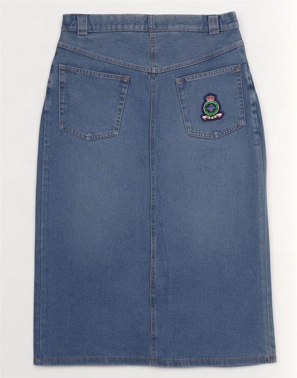 Mash Damen Jeansrock W30 Mittelblau