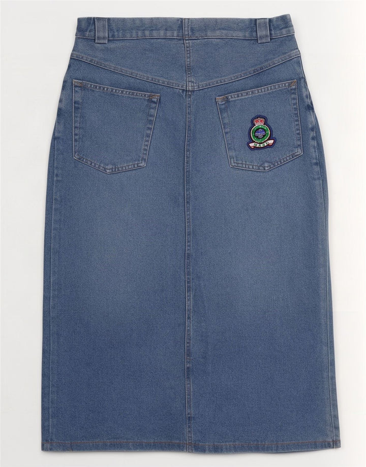 Mash Damen Jeansrock W30 Mittelblau