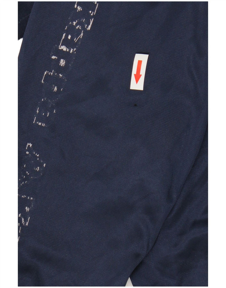 Kappa Herren-Trainingsanzugoberteil mit Grafik, 2XL, Marineblau, Polyester