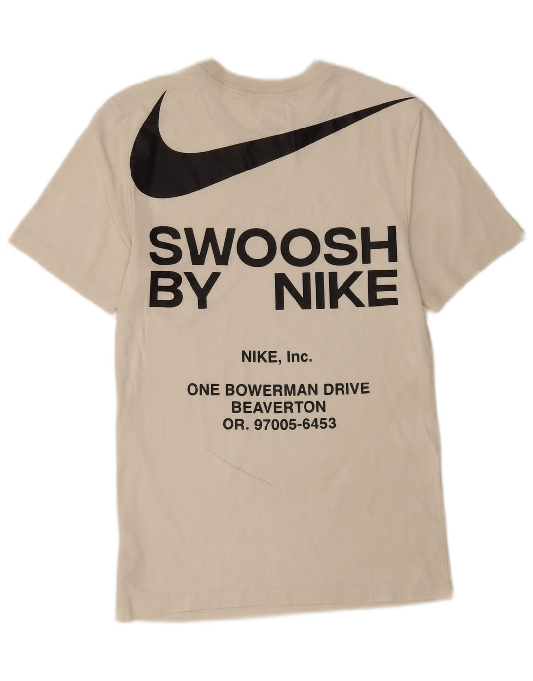 Nike Herren-T-Shirt mit Grafik, XS, weiße Baumwolle