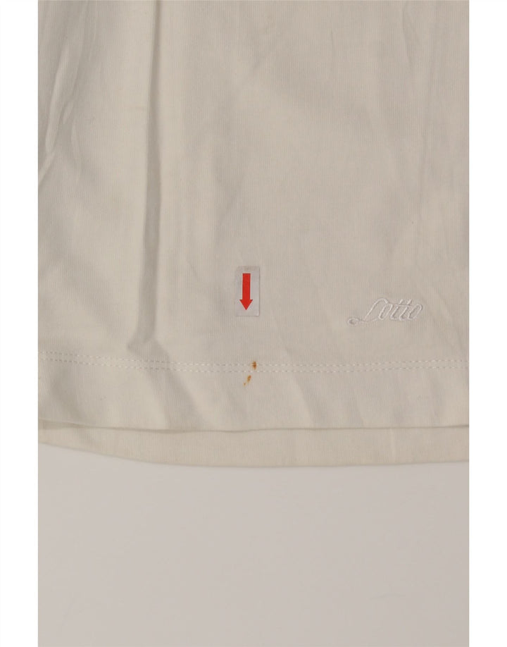 LOTTO Womens Sport Shorts UK 16Large  White Vintage Lotto and Second-Hand Lotto from Messina Hembry 