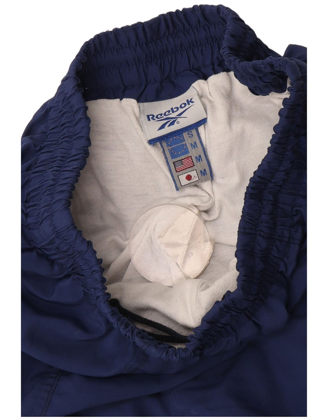 Reebok Damen-Trainingshose UK 12 Mittel Marineblau Polyester
