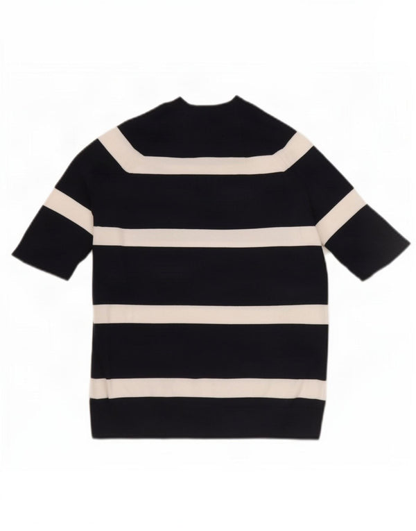 Marks & Spencer Damen-Pullover mit Rundhalsausschnitt, Gr. 10, Marineblau