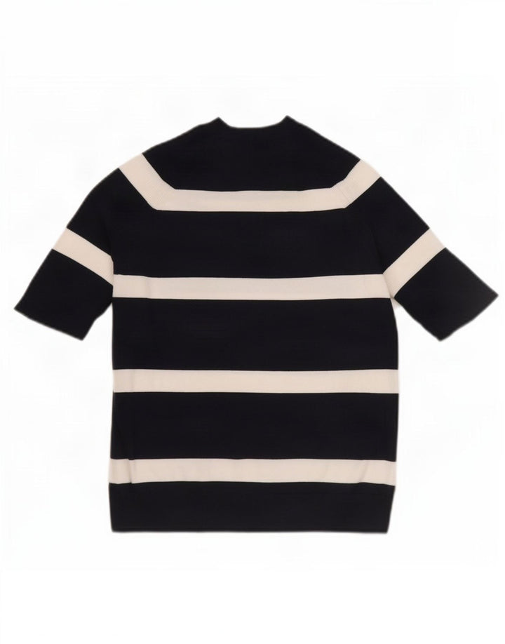 Marks & Spencer Damen-Pullover mit Rundhalsausschnitt, Gr. 10, Marineblau