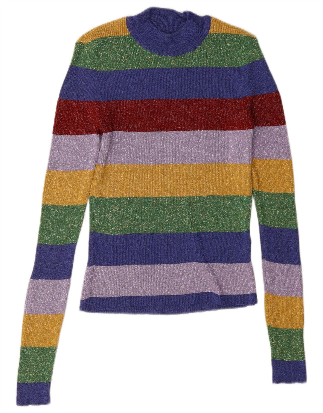Zara Damen-Blusenoberteil, Gr. 40, Größe S, mehrfarbig, gestreift