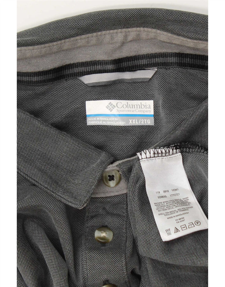Columbia Herren Poloshirt 2XL Grau Modal