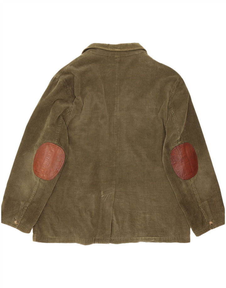 Orvis Herren-Blazer aus Cord mit 2 Knöpfen, EU 46, 3XL, grüne Baumwolle