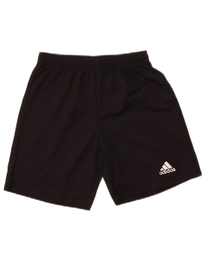 Adidas Jungen Climalite Sportshorts 11–12 Jahre, schwarzes Polyester