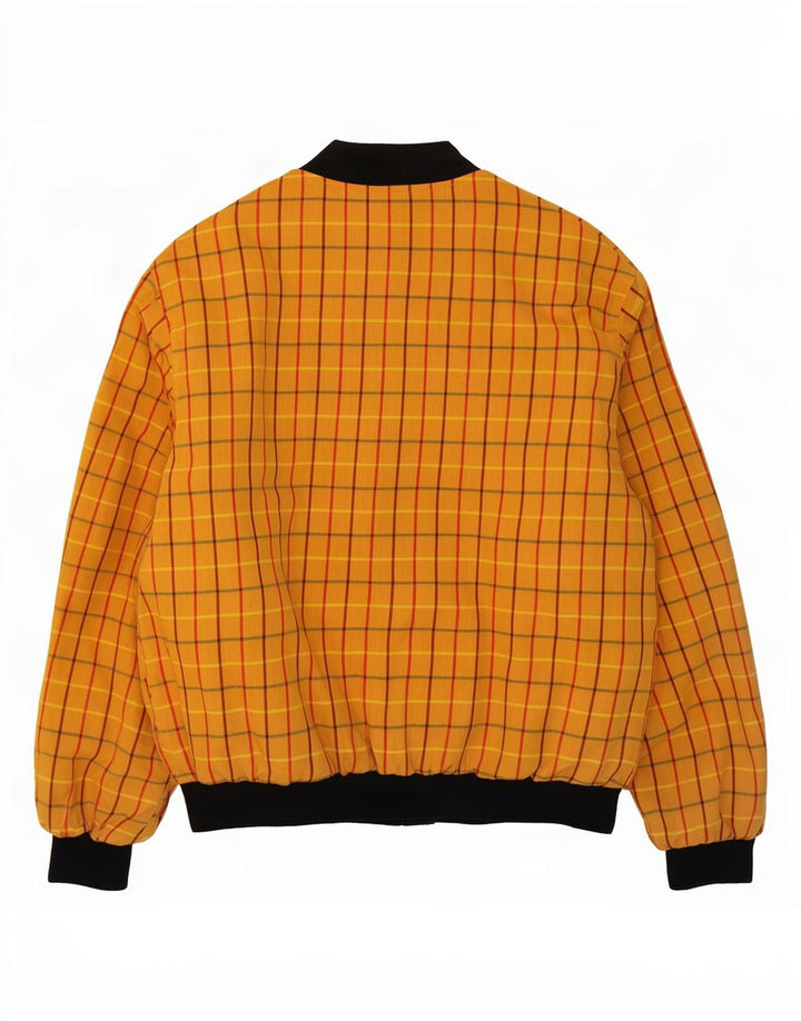 Steinbock Herren Wendejacke EU 54 2XL Gelb karierte Baumwolle