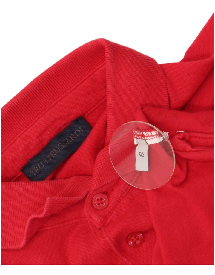 Trussardi Herren Poloshirt Small Rot