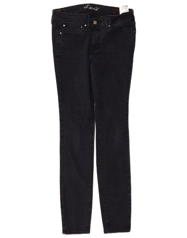 Levi's Damen Skinny Jeans W30 L32 Marineblaue Baumwolle