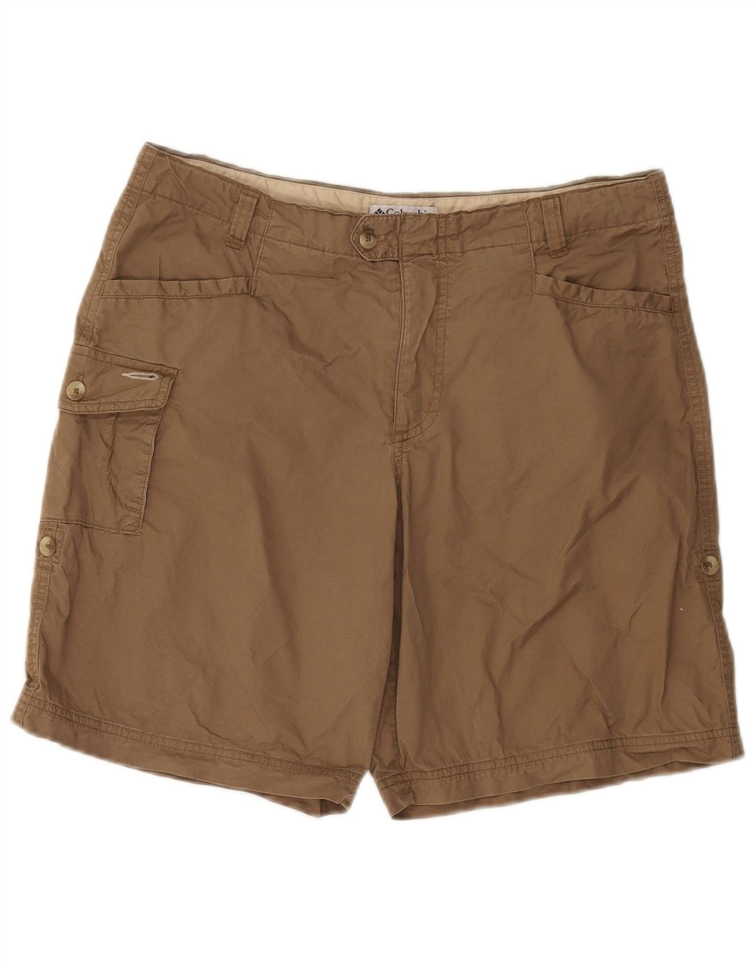 COLUMBIA Womens Cargo Shorts US 12 Large W32 Brown Cotton