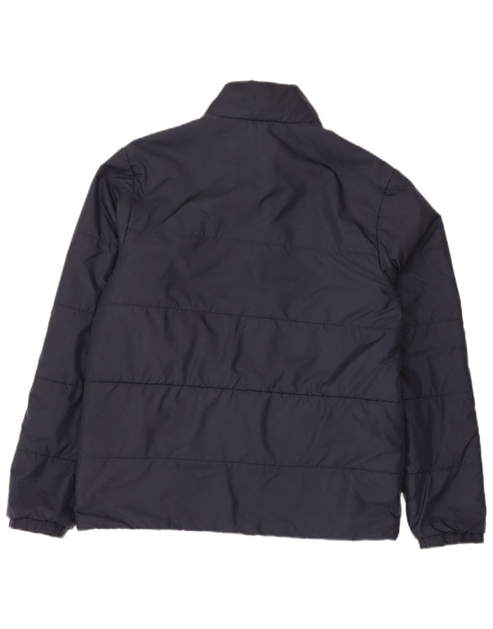 Adidas Herren Wattierte Jacke UK 38 Medium Marineblau Polyester