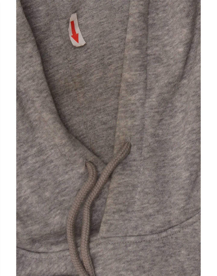 Adidas Herren Graphic Hoodie Pullover Mittelgrau gefleckte Baumwolle