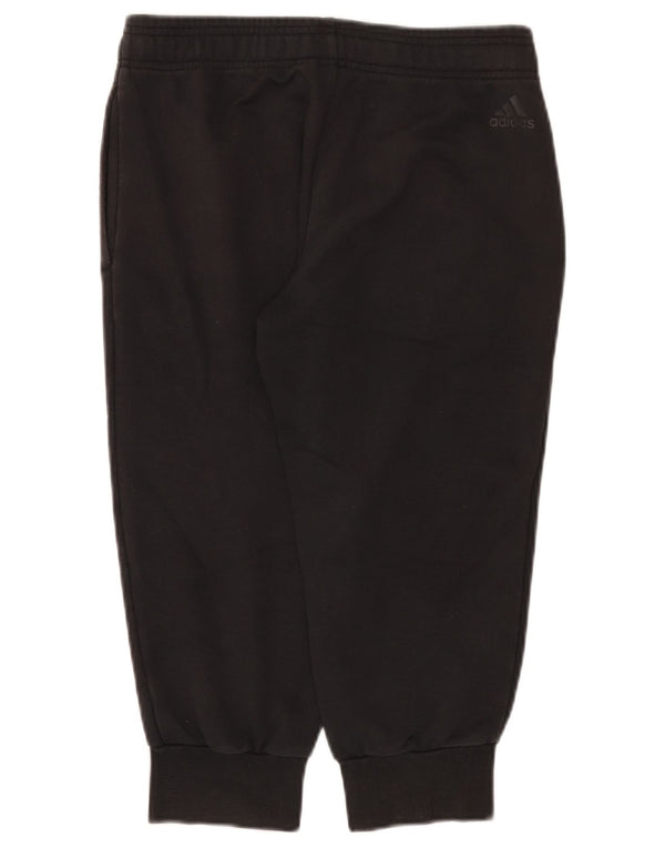 Adidas Damen Graphic Capri Trainingshose Jogger UK 8/10 Small Schwarz