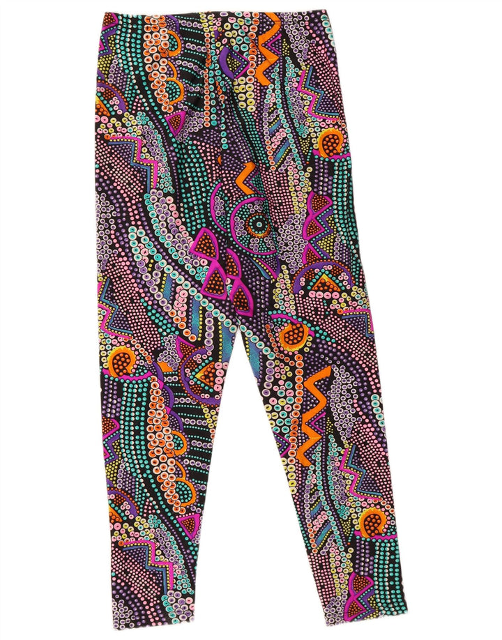 Marcel Clair Damen Crop Leggings EU 44/46 Große mehrfarbige geometrische