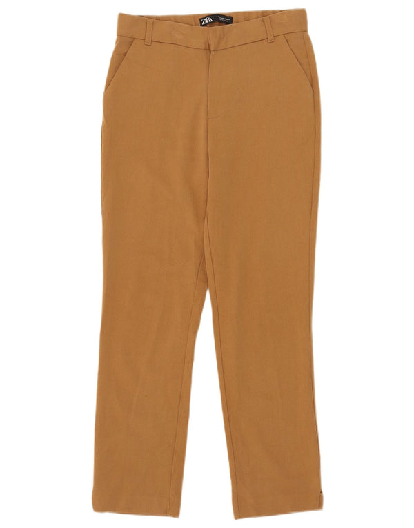 Zara Slim Chino-Hose für Damen, XS, W24, L26, Beige