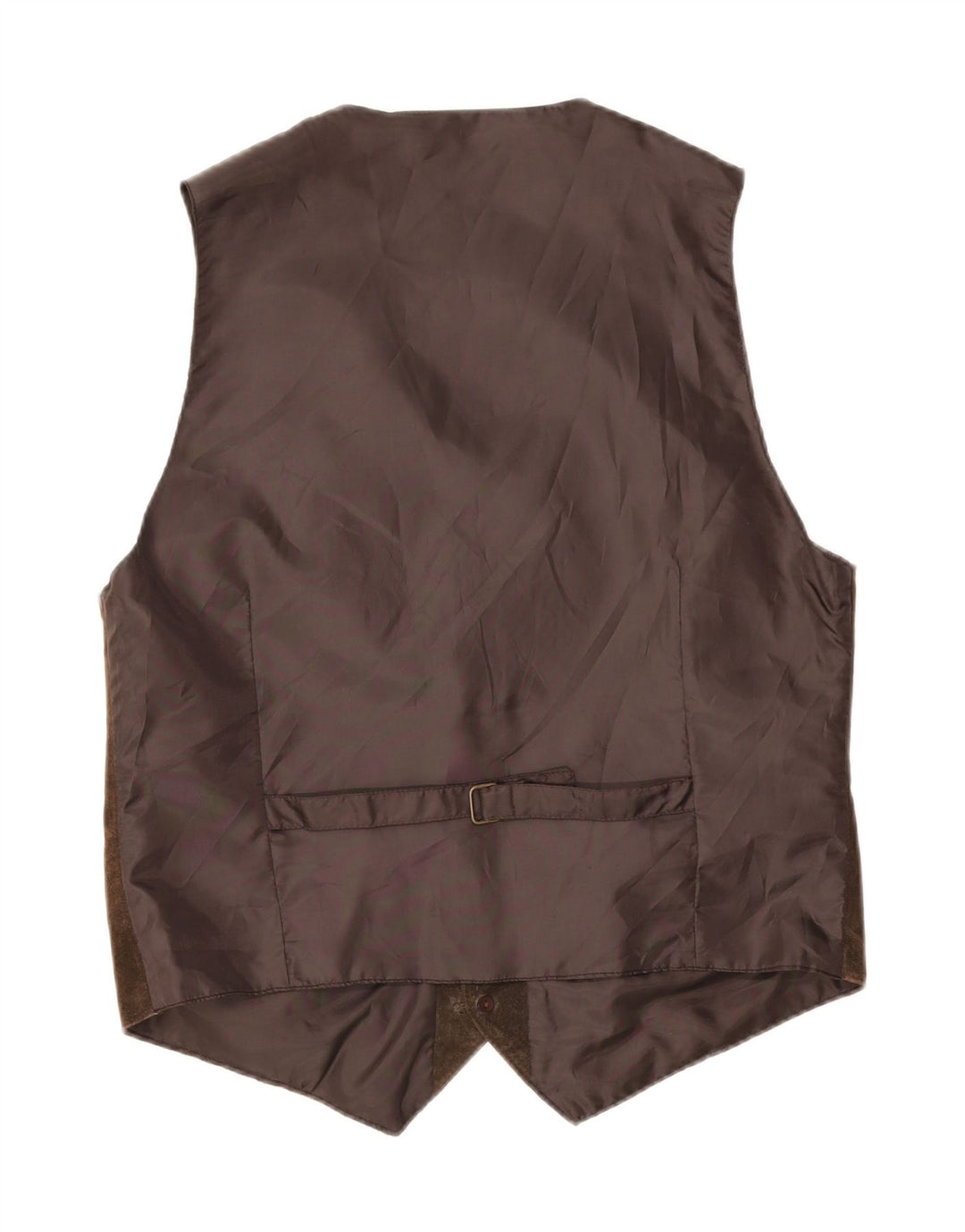 Vintage Herren Wildlederweste großes braunes Leder