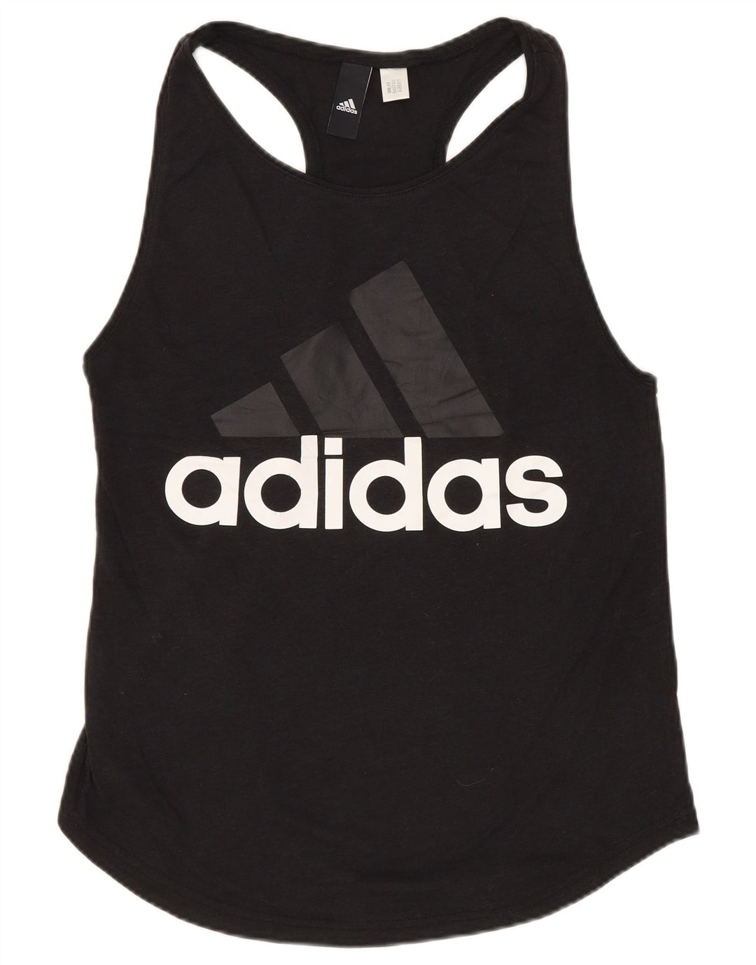 ADIDAS Damen Graphic Vest Top UK 8 Small Schwarz