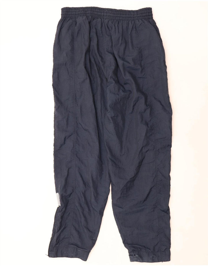 Vintage Herren-Trainingsanzug mit Kapuze, lockere Passform, mittleres Marineblau