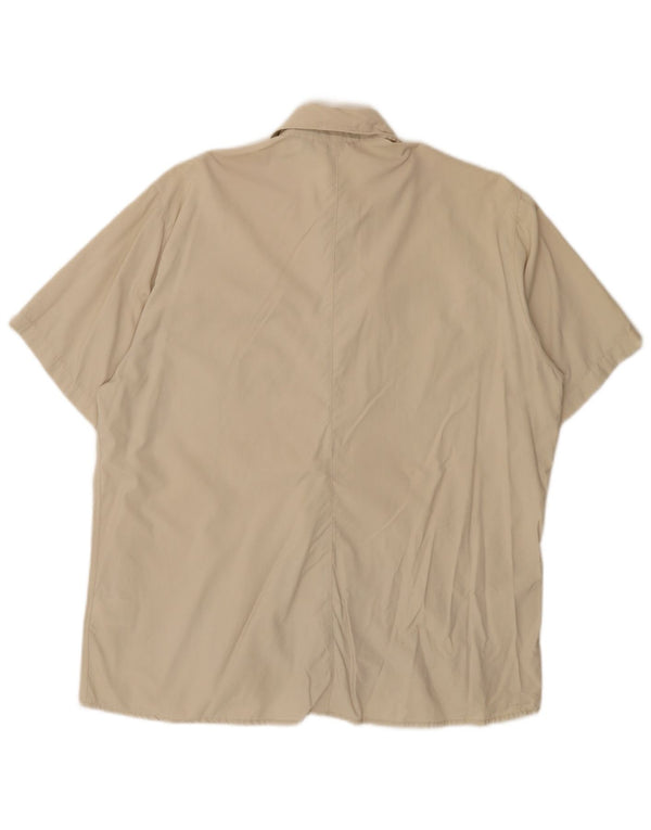 Rohan Damen Kurzarmhemd UK 16 Large Beige Polyamid