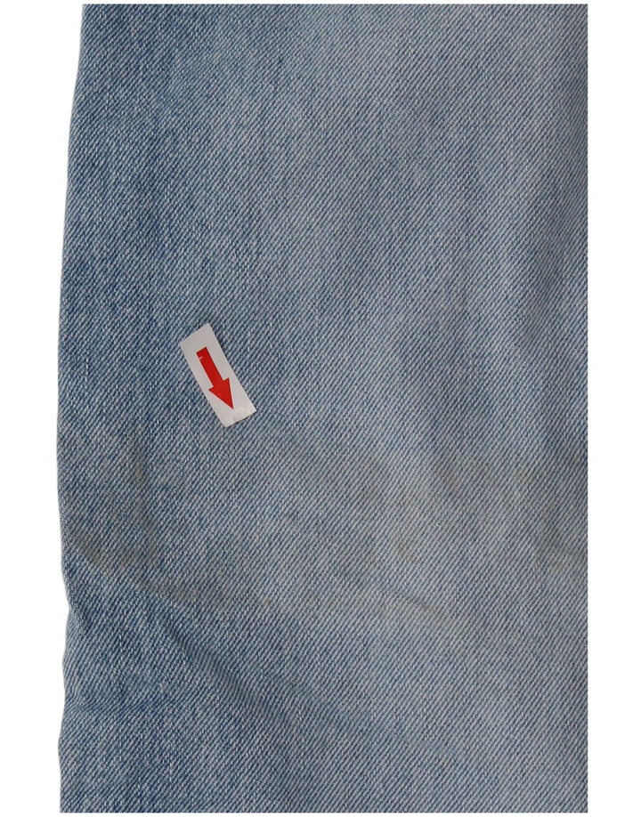 EDDIE BAUER Damen Tapered Jeans US 8 Medium W28 L33 Blaue Baumwolle