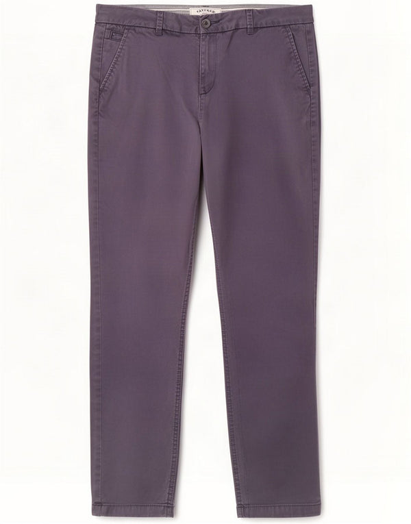 Fat Face Damen Slim Chino Hose UK 14 Large W34 L28 Marineblau Baumwolle