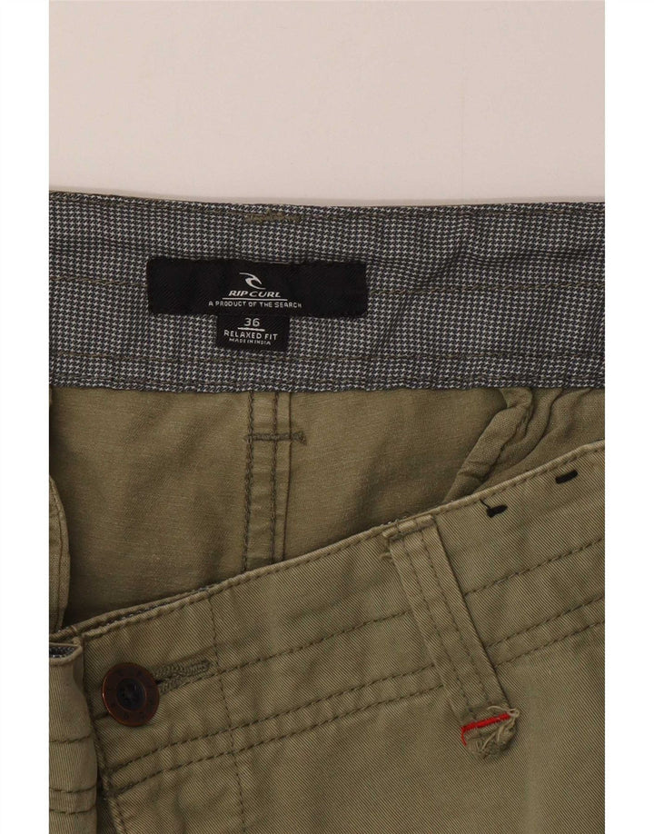 Rip Curl Herren-Cargoshorts mit entspannter Passform, W36, große Khaki-Baumwolle