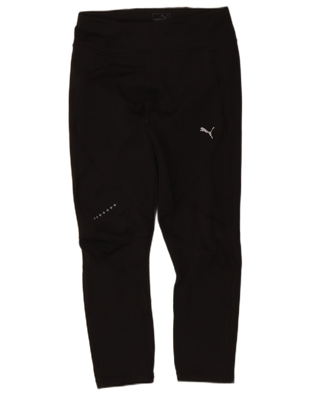 Puma Damen Leggings UK 12 Medium Schwarz Polyester