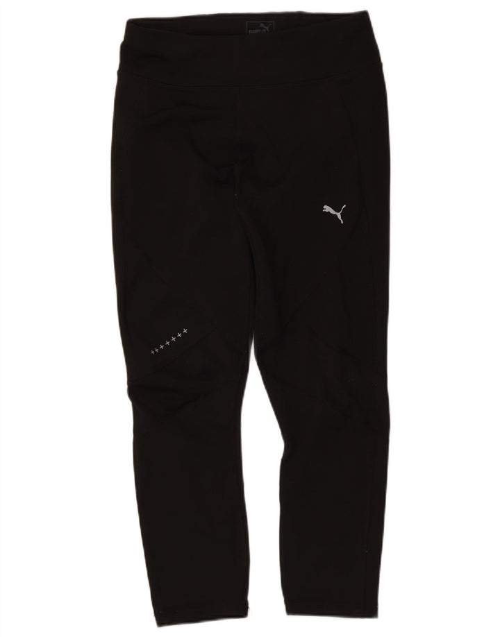 Puma Damen Leggings UK 12 Medium Schwarz Polyester