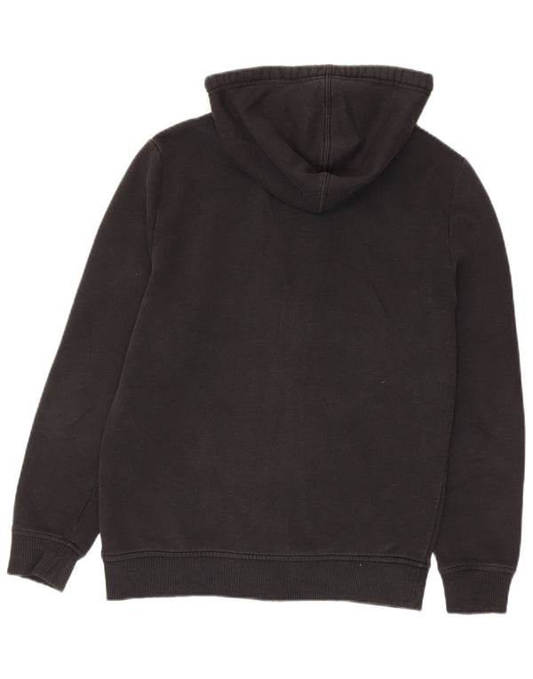 Calvin Klein Jeans Herren-Kapuzenpullover mit Reißverschluss, Größe S, schwarze Baumwolle