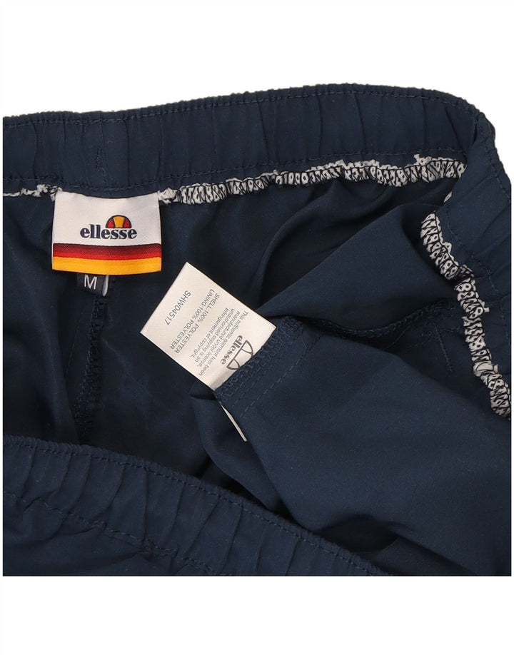 ELLESSE Womens Swimwear UK 12 Medium Navy Blue Polyester