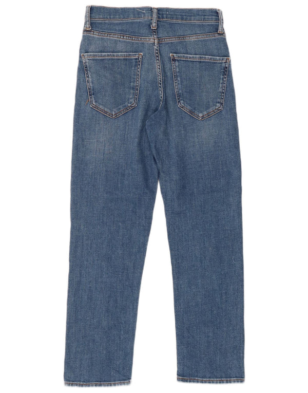 ZARA Damen Straight Jeans EU 38 Small W28 L27 Blau