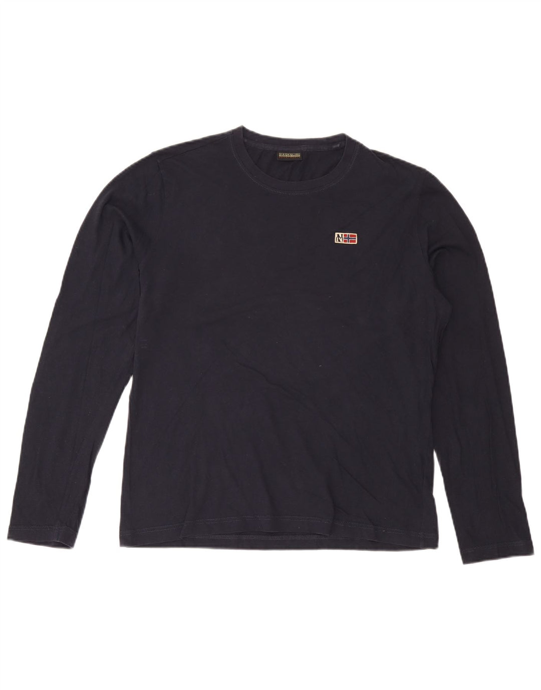 Napapijri Herren-Top, langärmelig, groß, Marineblau