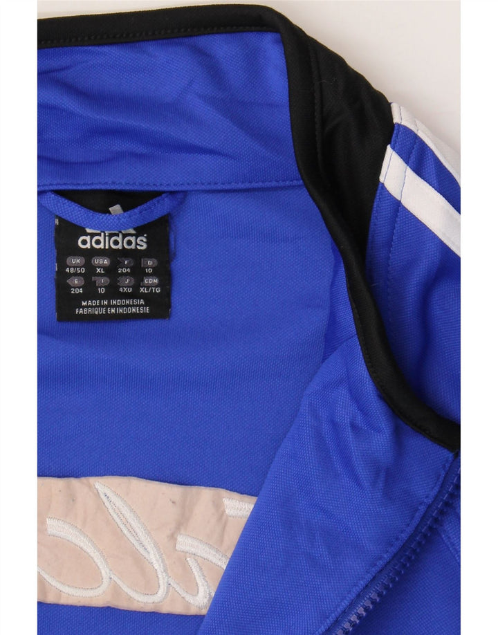 ADIDAS Mens Climacool Tracksuit Top Jacket UK 48/50 XL Blue Polyester Vintage Adidas and Second-Hand Adidas from Messina Hembry 